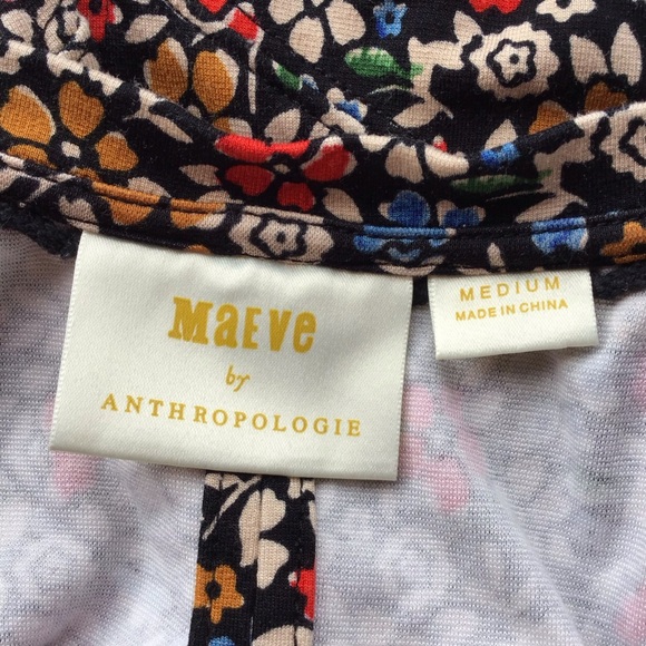Anthropologie Maeve Ditzy Floral Pasture Wrap Top NEW - Picture 8 of 10
